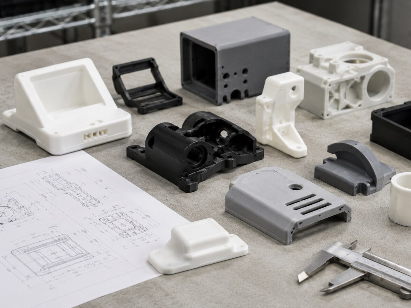 3D Printed Plastic Parts